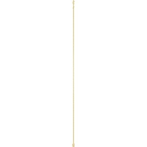 10K Yellow Gold Natural Citrine 1-Station 16-18" Necklace – image 3