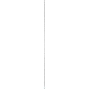 Platinum Natural Aquamarine 1-Station 16-18" Necklace – image 3