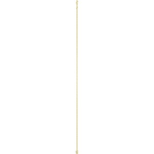10K Yellow Gold Lab-Grown Alexandrite 1-Station 16-18" Necklace – image 3