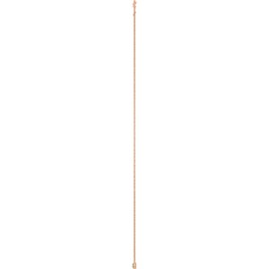 14K Rose Gold Natural Emerald 1-Station 16-18" Necklace – image 3