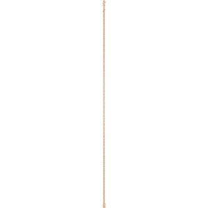 14K Rose Gold 3 mm Round Bezel-Set 1-Station 16-18" Necklace Mounting – image 6