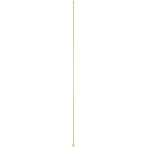10K Yellow Gold Natural Peridot 1-Station 16-18" Necklace – image 3