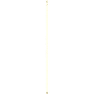 14K Yellow Gold Natural Diamond 1-Station 16-18" Necklace – image 3