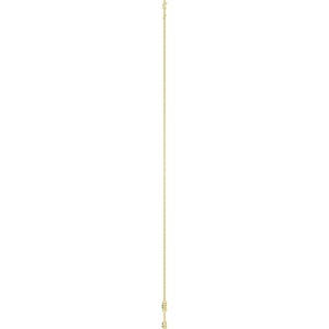 14K Yellow Gold Natural Emerald 3-Station 16-18" Necklace – image 3