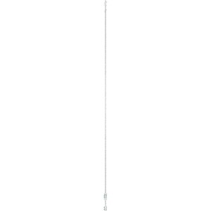 Platinum Lab-Grown Alexandrite 3-Station 16-18" Necklace – image 3