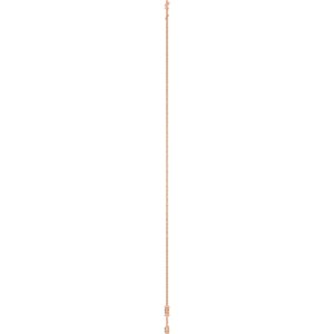 14K Rose Gold Natural Alexandrite 3-Station 16-18" Necklace – image 3