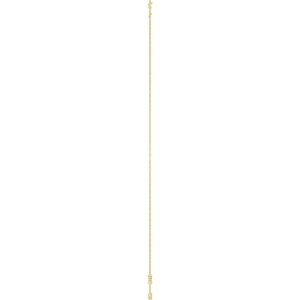 10K Yellow Gold Natural Diamond 3-Station 16-18" Necklace – image 3