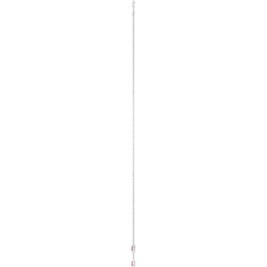 Platinum Natural Ruby 3-Station 16-18" Necklace – image 3