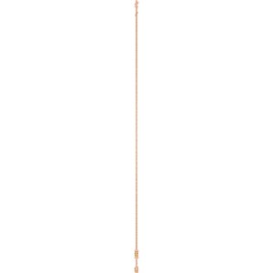 14K Rose Gold Natural Peridot 3-Station 16-18" Necklace – image 3