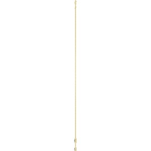 14K Yellow Gold Natural Blue Sapphire 3-Station 16-18" Necklace – image 3