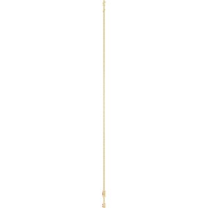 14K Yellow Gold Natural Ruby 3-Station 16-18" Necklace – image 3