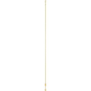 14K Yellow Gold Natural Citrine 3-Station 16-18" Necklace – image 3