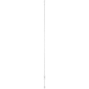 Sterling Silver 3 mm Round Bezel-Set 4-Station 16-18" Necklace Mounting – image 6