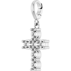 Platinum 3.2 mm Round Cross Charm/Pendant Mounting – image 4