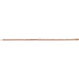 14K Rose Gold 3 CTW Lab-Grown Diamond Line 7" Bracelet – image 4