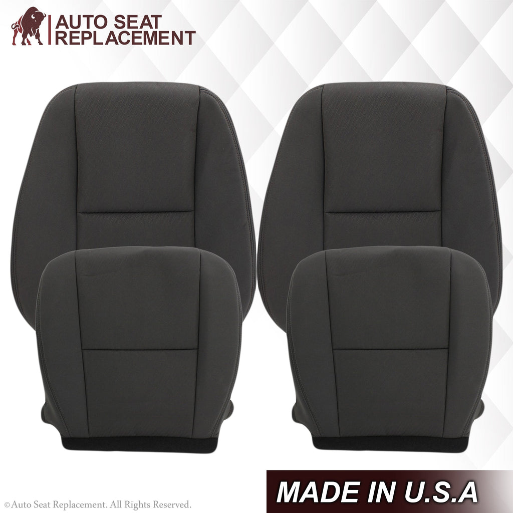 2009-2014 GMC Sierra/Yukon Cloth Seat Cover In Black: Choose From Variation