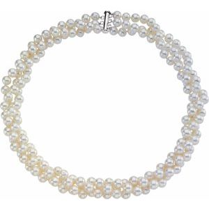 Pearl 3-Strand Necklace