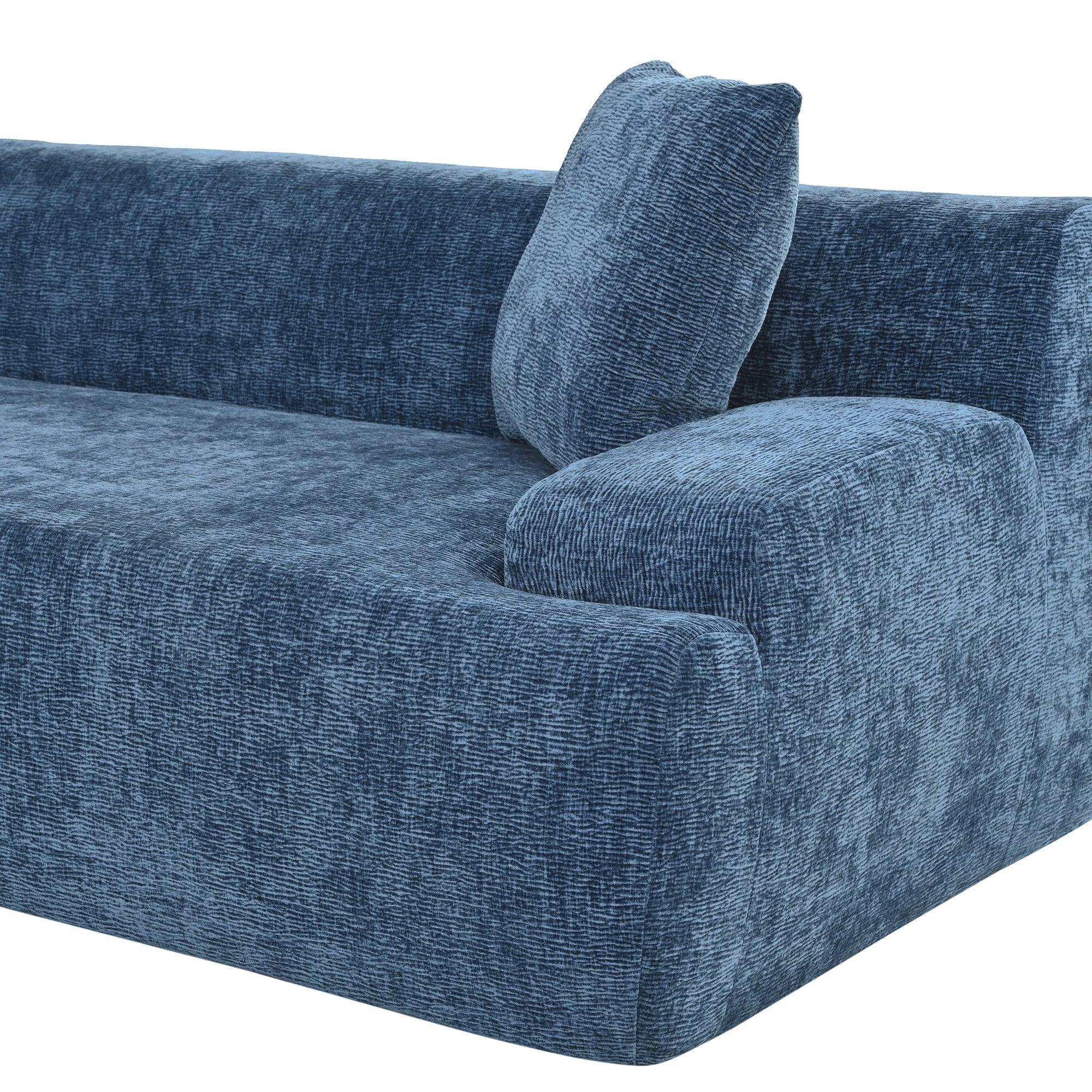 U_Style Modern Large L-Shape Modular Sectional Sofa for Living Room, Bedroom, Salon, 2 Piece Free Combination, Simplified Style(old sku:WY000356AAC)