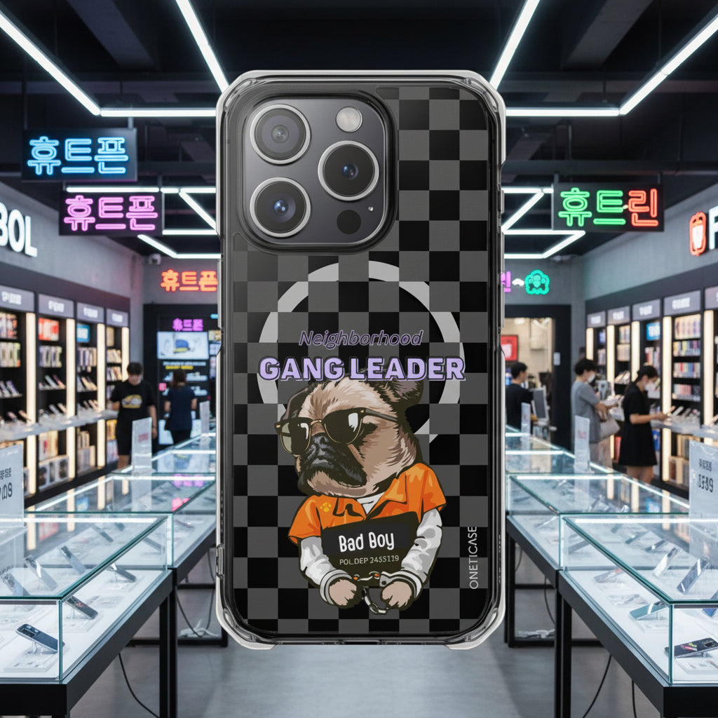 Pug Leader Magnetic Clear Case for iPhone Series