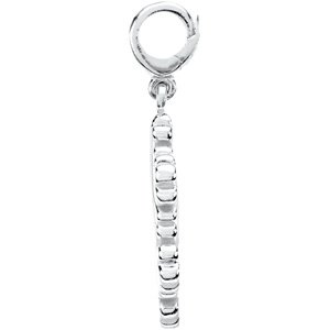 Sterling Silver Snowflake Charm/Pendant – image 2