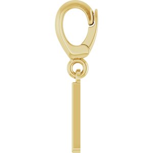 18K Yellow Gold-Plated Sterling Silver Initial A Charm/Pendant – image 3