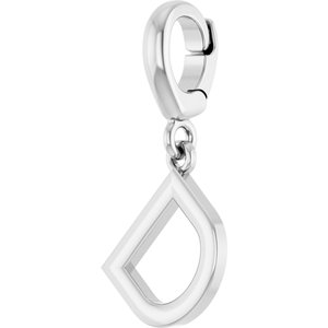 Sterling Silver Initial D Charm/Pendant – image 2