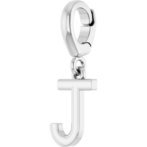14K White Gold Initial J Charm/Pendant – image 2