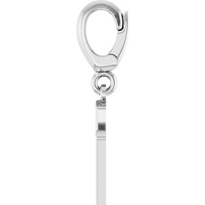 Platinum Initial N Charm/Pendant – image 3