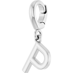 Platinum Initial P Charm/Pendant – image 2