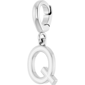 14K White Gold Initial Q Charm/Pendant – image 2