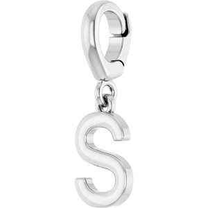 14K White Gold Initial S Charm/Pendant – image 2