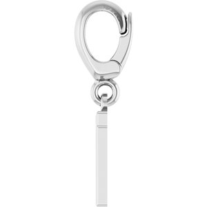 Sterling Silver Initial T Charm/Pendant – image 3