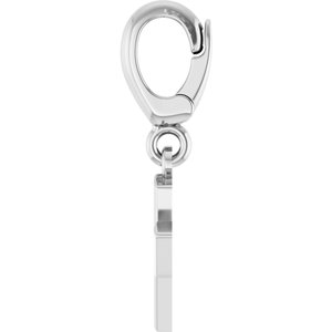 14K White Gold Initial Y Charm/Pendant – image 3