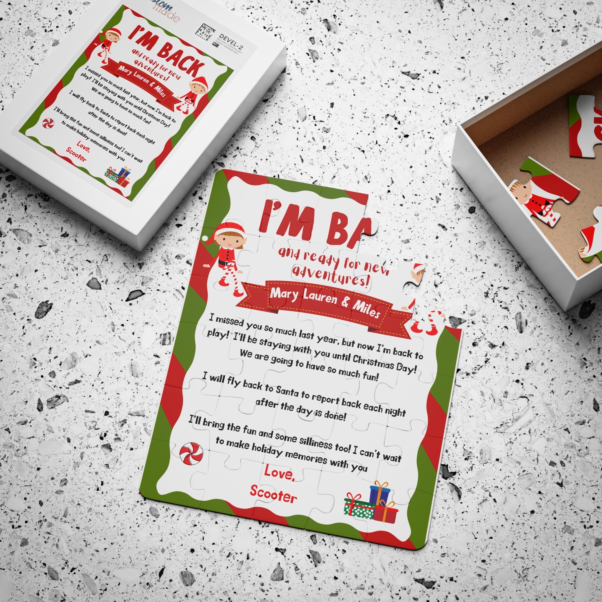 Elf Letter Puzzle