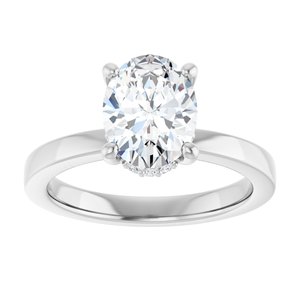 14K White Gold 1 1/2 CTW Lab-Grown Diamond Engagement Ring