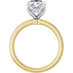 14K Yellow/White Gold 2 1/4 CTW Lab-Grown Diamond Engagement Ring