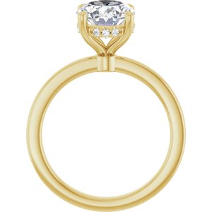 14K Yellow Gold 2 1/4 CTW Lab-Grown Diamond Engagement Ring