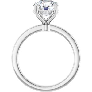 14K White Gold 2 CTW Lab-Grown Diamond Engagement Ring