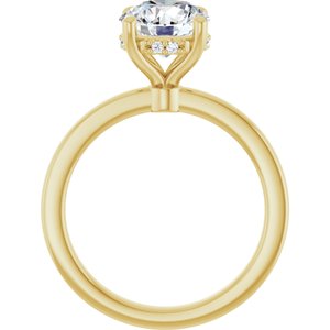 14K Yellow Gold 2 CTW Lab-Grown Diamond Engagement Ring