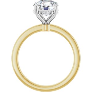 14K Yellow/White Gold 2 CTW Lab-Grown Diamond Engagement Ring