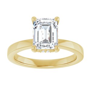 14K Yellow Gold 1 3/4 CTW Lab-Grown Diamond Engagement Ring