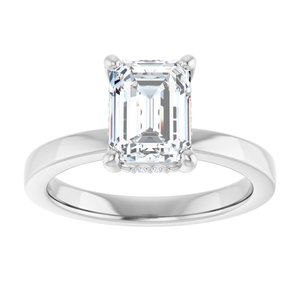 14K White Gold 1 3/4 CTW Lab-Grown Diamond Engagement Ring