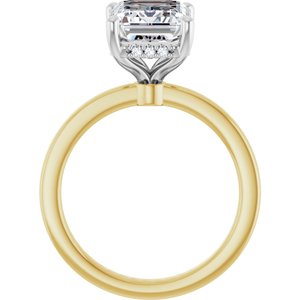 14K Yellow/White Gold 3 7/8 CTW Lab-Grown Diamond Engagement Ring