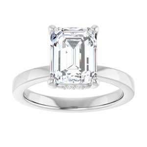 14K White Gold 2 1/2 CTW Lab-Grown Diamond Engagement Ring