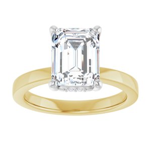 14K Yellow/White Gold 2 1/2 CTW Lab-Grown Diamond Engagement Ring