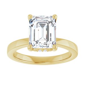 14K Yellow Gold 2 1/2 CTW Lab-Grown Diamond Engagement Ring