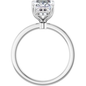 14K White Gold 2 1/2 CTW Lab-Grown Diamond Engagement Ring