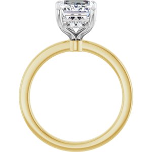 14K Yellow/White Gold 2 1/2 CTW Lab-Grown Diamond Engagement Ring
