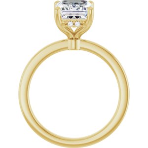 14K Yellow Gold 2 1/2 CTW Lab-Grown Diamond Engagement Ring