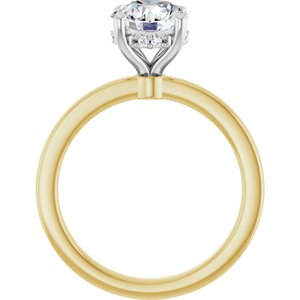 14K Yellow/White Gold 1 5/8 CTW Lab-Grown Diamond Engagement Ring